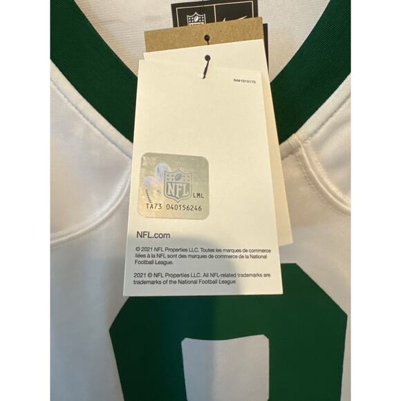 Brand New Nike Engineered Men's Size Large Aaron Rodgers Jersey Jets NFL White - Picture 10 of 10